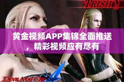 黄金视频APP集锦全面推送，精彩视频应有尽有