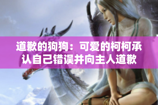 道歉的狗狗：可爱的柯柯承认自己错误并向主人道歉