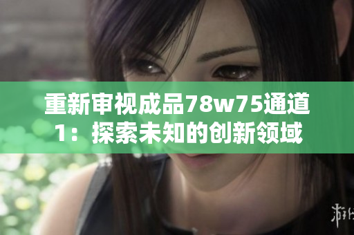 重新审视成品78w75通道1：探索未知的创新领域