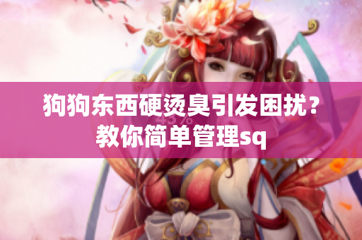 狗狗东西硬烫臭引发困扰？教你简单管理sq