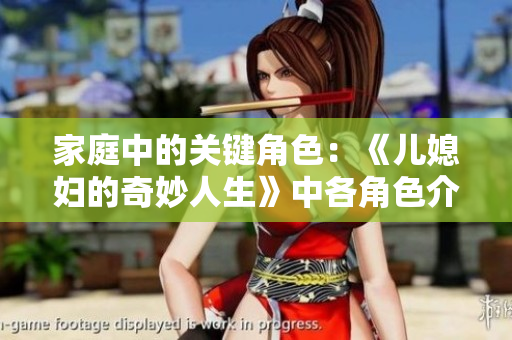 家庭中的关键角色：《儿媳妇的奇妙人生》中各角色介绍