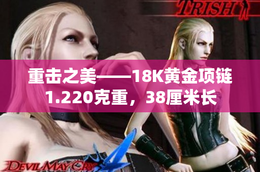 重击之美——18K黄金项链1.220克重，38厘米长