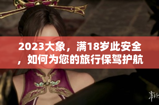 2023大象，满18岁此安全，如何为您的旅行保驾护航？