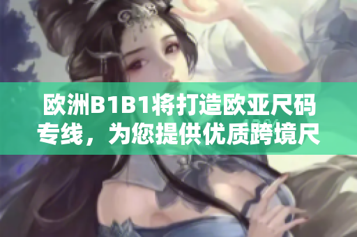 欧洲B1B1将打造欧亚尺码专线，为您提供优质跨境尺码服务