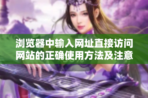 浏览器中输入网址直接访问网站的正确使用方法及注意事项