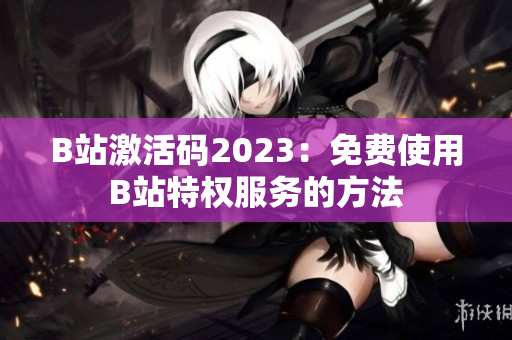 B站激活码2023：免费使用B站特权服务的方法