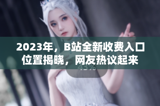 2023年，B站全新收费入口位置揭晓，网友热议起来