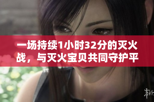 一场持续1小时32分的灭火战，与灭火宝贝共同守护平安城市