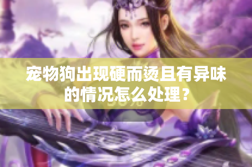 宠物狗出现硬而烫且有异味的情况怎么处理？