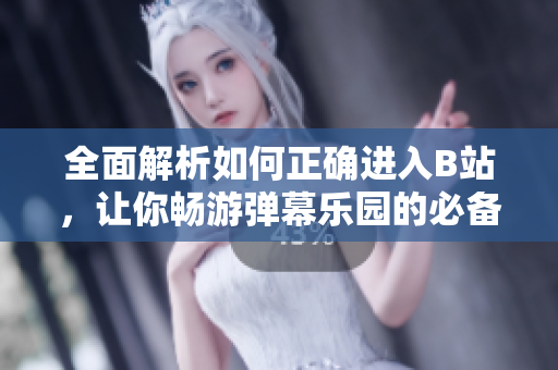 全面解析如何正确进入B站，让你畅游弹幕乐园的必备秘籍