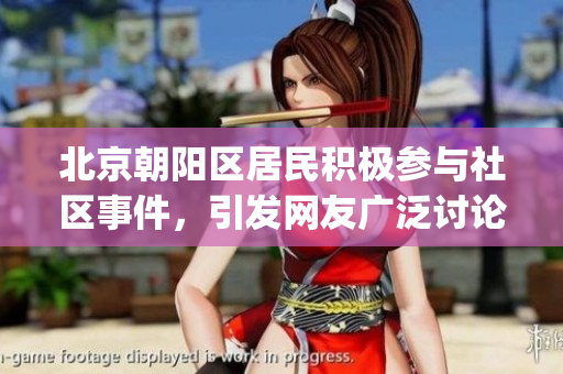 北京朝阳区居民积极参与社区事件，引发网友广泛讨论(1)