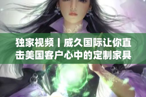 独家视频丨威久国际让你直击美国客户心中的定制家具梦想！(1)