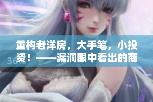 重构老洋房，大手笔，小投资！——漏洞眼中看出的商机