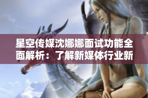 星空传媒沈娜娜面试功能全面解析：了解新媒体行业新变化