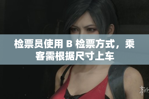 检票员使用 B 检票方式，乘客需根据尺寸上车
