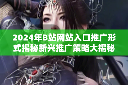 2024年B站网站入口推广形式揭秘新兴推广策略大揭秘