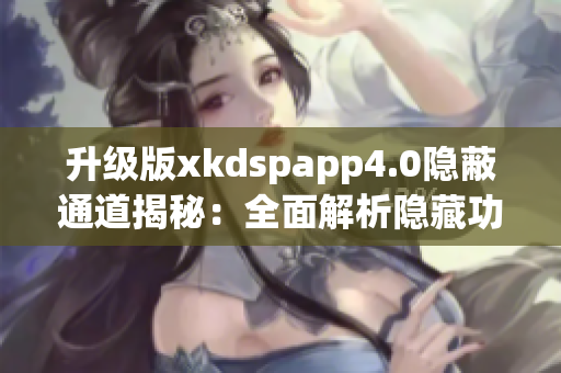升级版xkdspapp4.0隐蔽通道揭秘：全面解析隐藏功能(1)