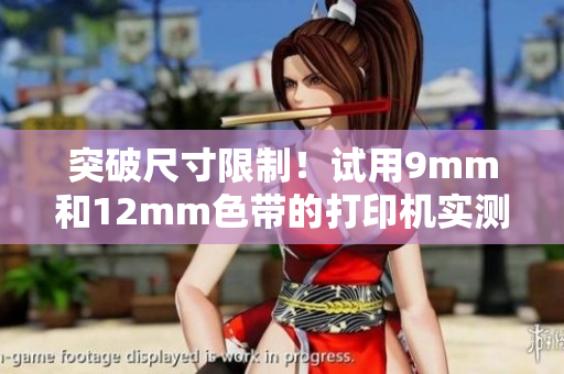 突破尺寸限制！试用9mm和12mm色带的打印机实测比较