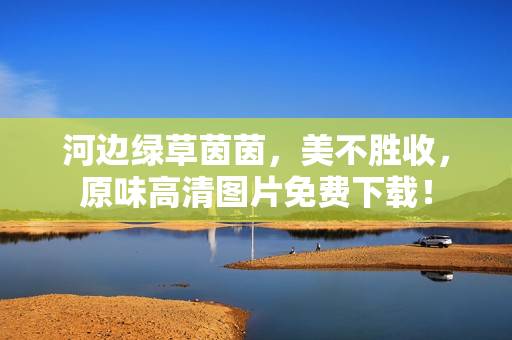 河边绿草茵茵，美不胜收，原味高清图片免费下载！