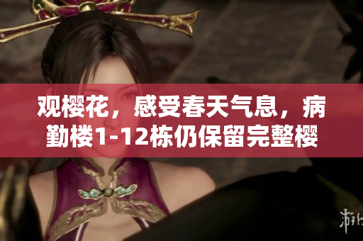 观樱花，感受春天气息，病勤楼1-12栋仍保留完整樱花树数量