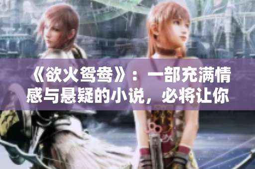 《欲火鸳鸯》：一部充满情感与悬疑的小说，必将让你激荡心灵！