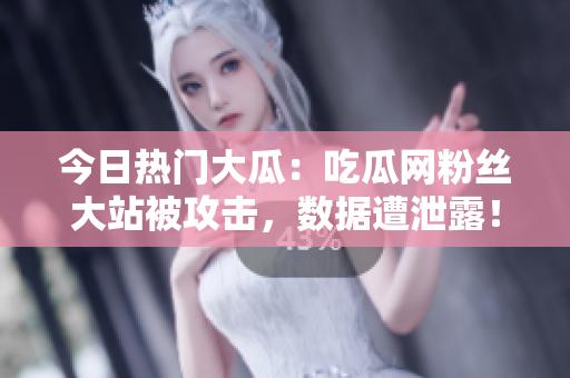今日热门大瓜：吃瓜网粉丝大站被攻击，数据遭泄露！