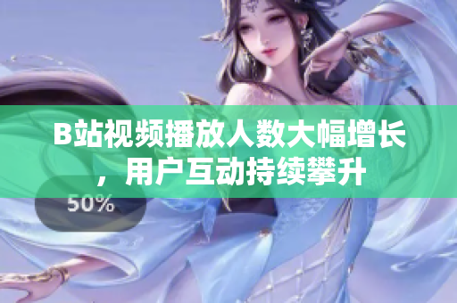 B站视频播放人数大幅增长，用户互动持续攀升