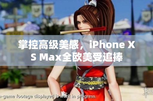 掌控高级美感，iPhone XS Max全欧美受追捧