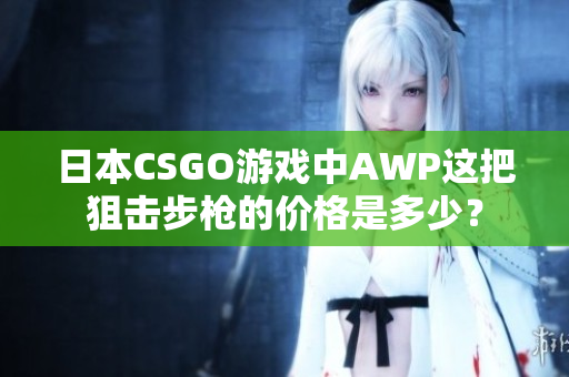 日本CSGO游戏中AWP这把狙击步枪的价格是多少？
