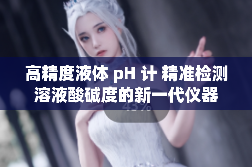 高精度液体 pH 计 精准检测溶液酸碱度的新一代仪器
