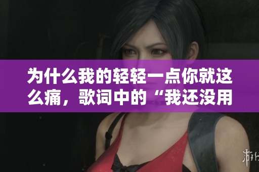 为什么我的轻轻一点你就这么痛，歌词中的“我还没用力”哪首歌？