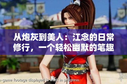 从炮灰到美人：江念的日常修行，一个轻松幽默的笔趣阁小说
