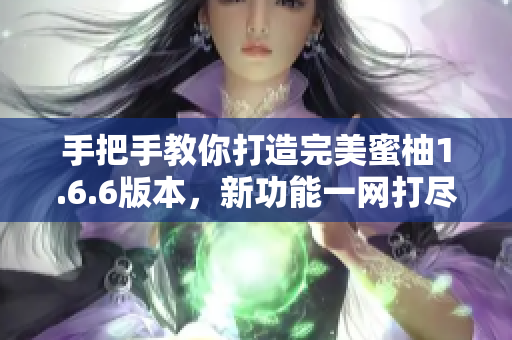 手把手教你打造完美蜜柚1.6.6版本，新功能一网打尽