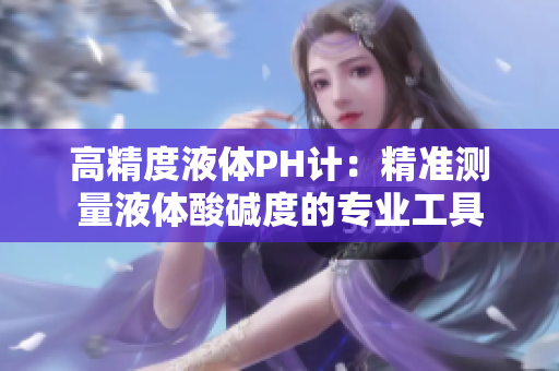 高精度液体PH计：精准测量液体酸碱度的专业工具