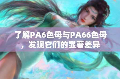 了解PA6色母与PA66色母，发现它们的显著差异