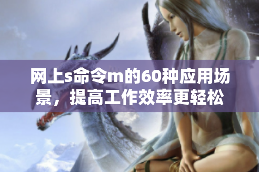 网上s命令m的60种应用场景，提高工作效率更轻松