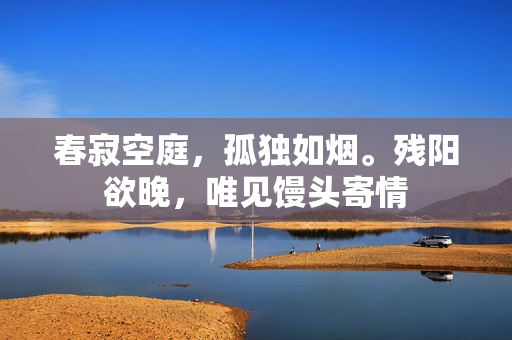 春寂空庭，孤独如烟。残阳欲晚，唯见馒头寄情