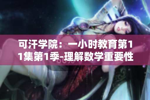 可汗学院：一小时教育第11集第1季-理解数学重要性