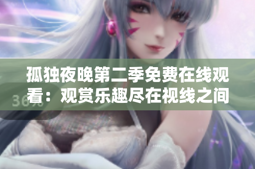 孤独夜晚第二季免费在线观看：观赏乐趣尽在视线之间
