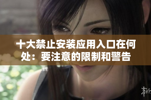 十大禁止安装应用入口在何处：要注意的限制和警告