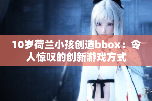 10岁荷兰小孩创造bbox：令人惊叹的创新游戏方式