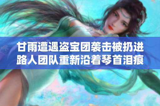 甘雨遭遇盗宝团袭击被扔进路人团队重新沿着琴首泪痕的位置前进