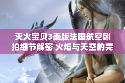 灭火宝贝3美版法国航空翻拍细节解密 火焰与天空的完美结合