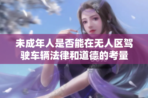 未成年人是否能在无人区驾驶车辆法律和道德的考量