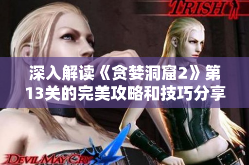 深入解读《贪婪洞窟2》第13关的完美攻略和技巧分享
