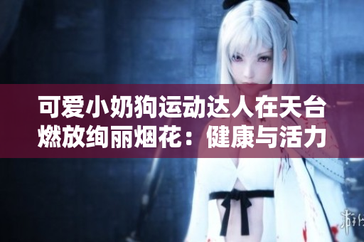 可爱小奶狗运动达人在天台燃放绚丽烟花：健康与活力的完美展示